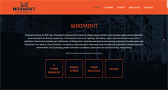 Desktop Screenshot of mromont.pl